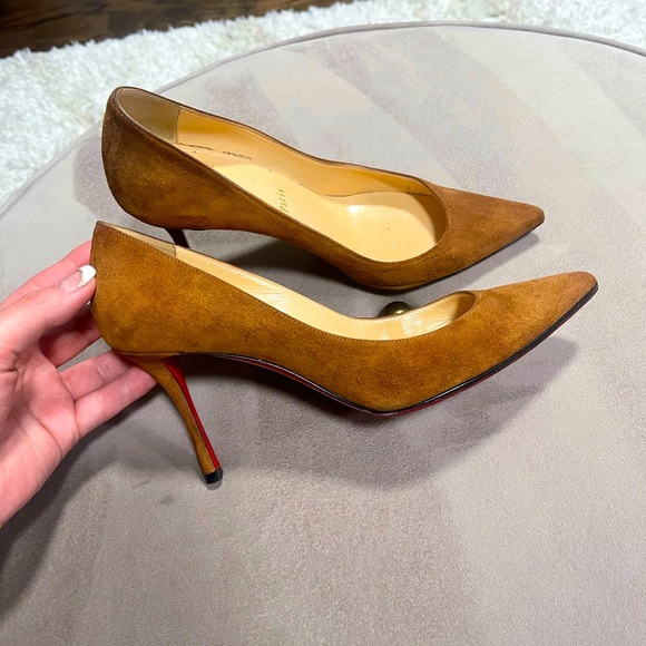 Christian Louboutin Shoes - Christian Louboutin 85 MM brown suede